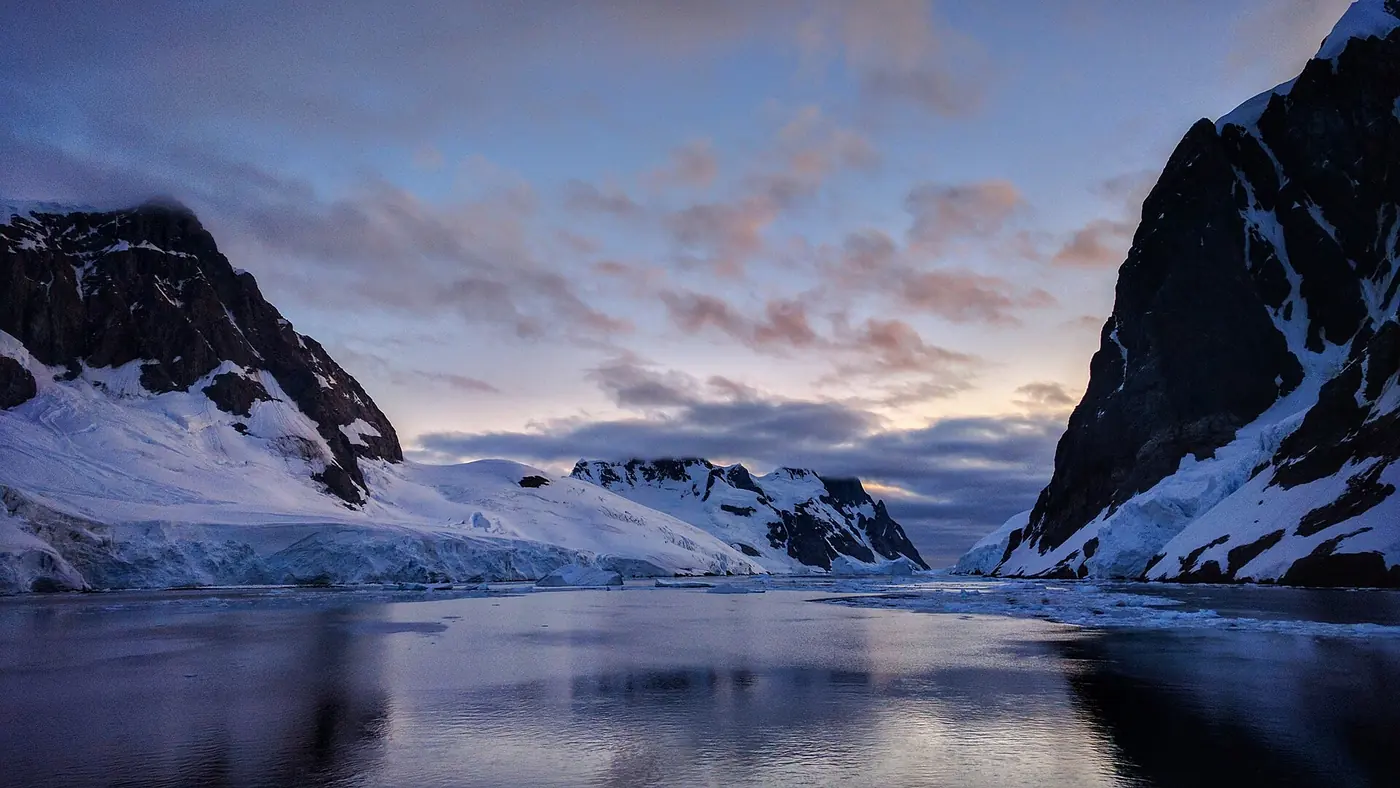 Photo: owamux (CC BY 2.0) The Lemaire Channel at dusk
