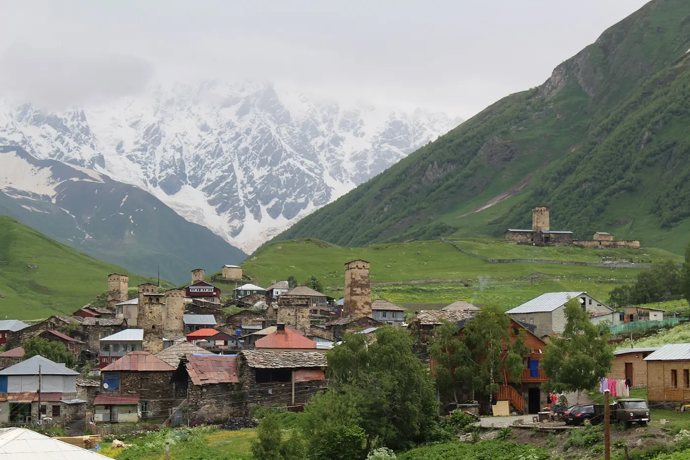 The village of Ushguli, Upper Svaneti