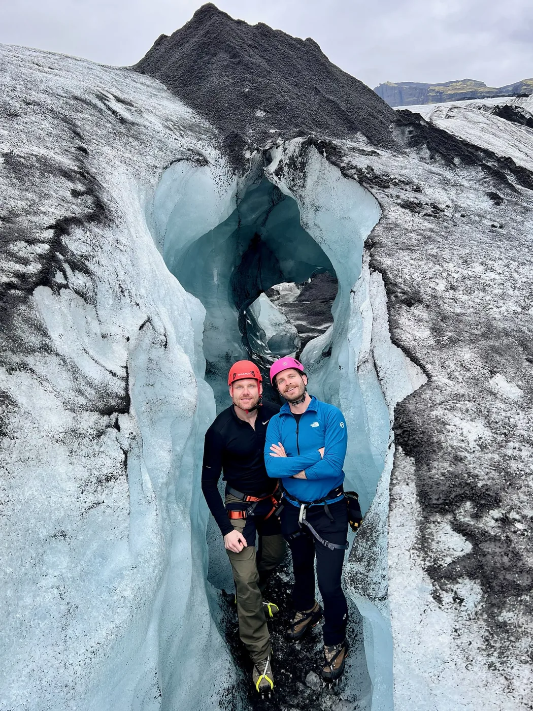 Down inside a glacier