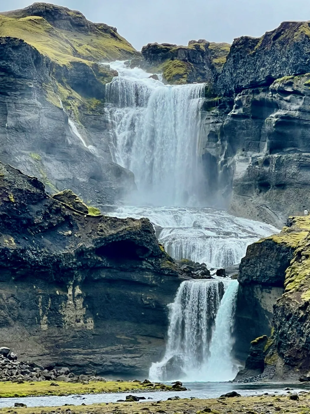 A waterfall in the highlands
