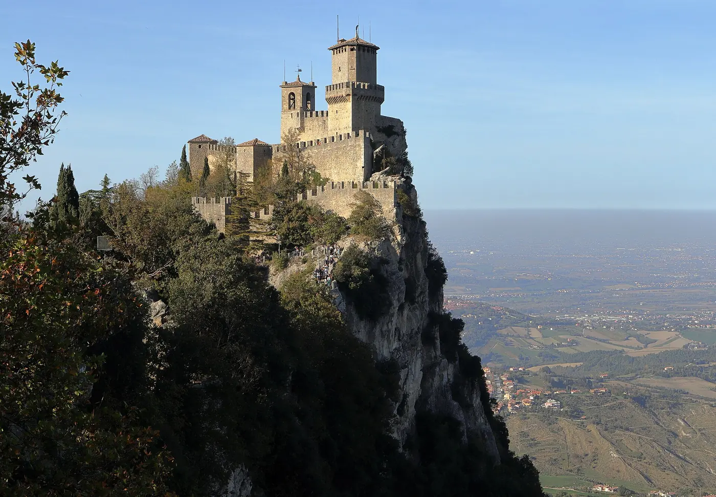 The Guaita tower on Monte Titano, San Marino