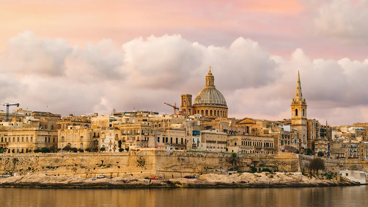 Valletta across Marsamxett Harbour