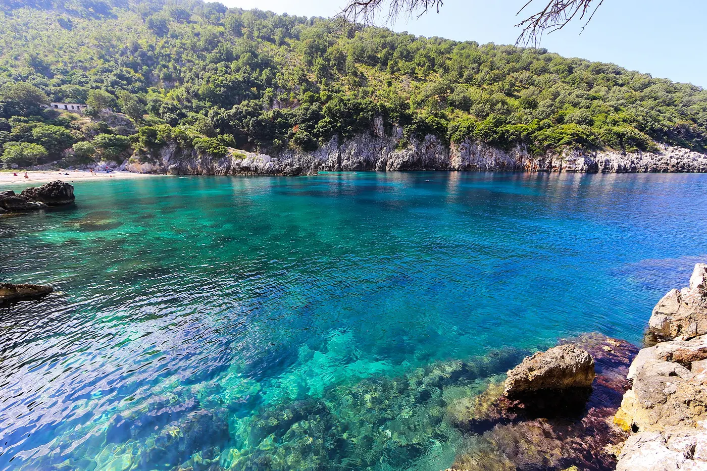 A cove on the Karaburun peninsula near Vlorë