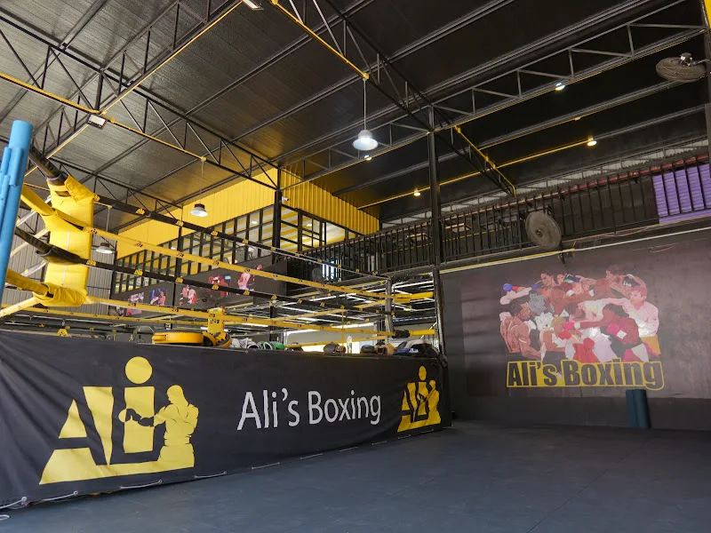The ring at Ali's Boxing