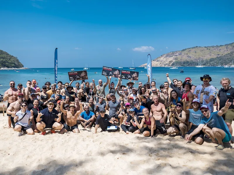 The Pirate Camp crew at Nai Harn