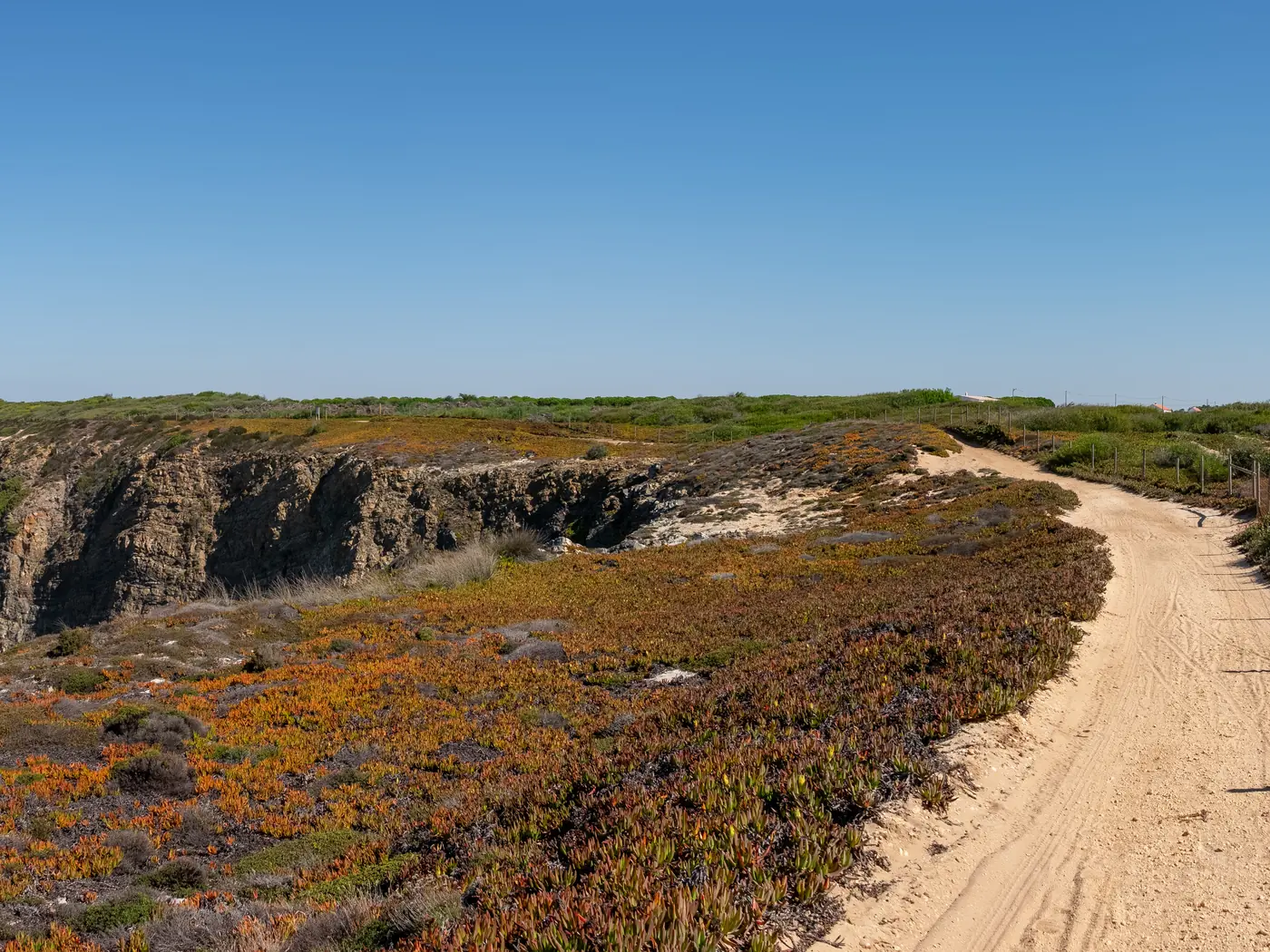 The Fishermen's Trail on the clifftops near Zambujeira do Mar